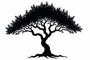 20 Black Tree Silhouettes Bundle, an Illustration by Gaye Art (Thumbnail 5 of 21)