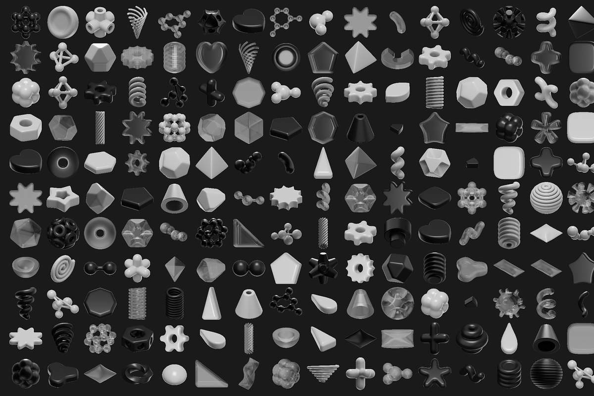 Abstracts — abstract shapes library, an Object 3D Model by Belkin by Design (Photo 7 of 8)