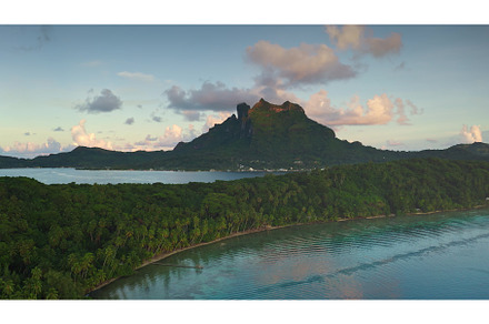 Bora Bora tropical paradise aerial, a Nature Photo by Goinyk