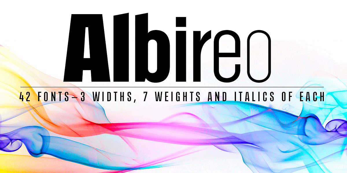 Albireo, a Sans Serif Font by Cory Maylett Design (Photo 2 of 4)