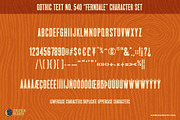 Ferndale Letterpress Font, a Sans Serif Font by Paper Moon Graphic Supply (Thumbnail 2 of 7)