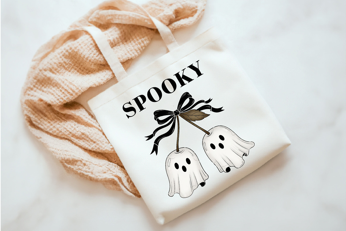 Halloween png, Spooky Ghost  png, an Illustration by Watercolor design (Photo 2 of 3)