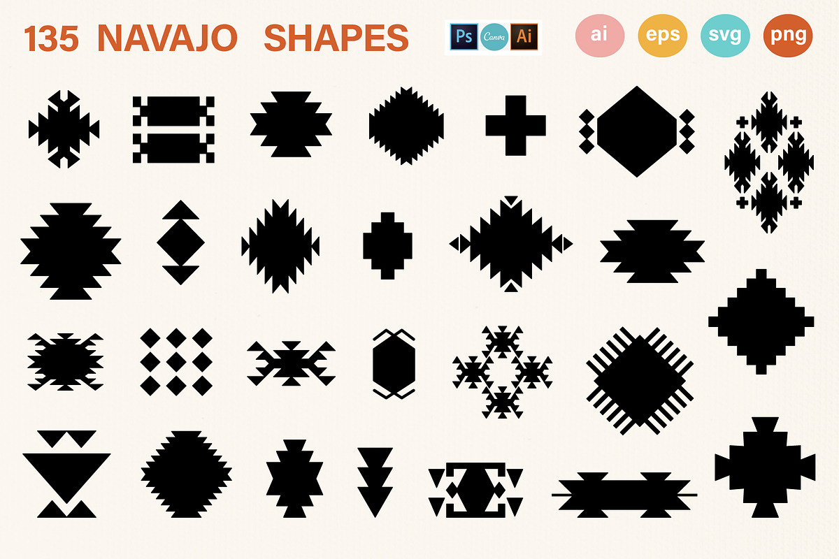 135 Navajo Shapes Atelier, an Object Graphic by Katrinelly (Photo 7 of 9)