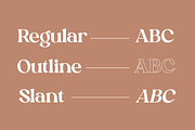 Silk Flower - Modern Serif, a Serif Font by Megi Satyo Widodo (Thumbnail 4 of 26)