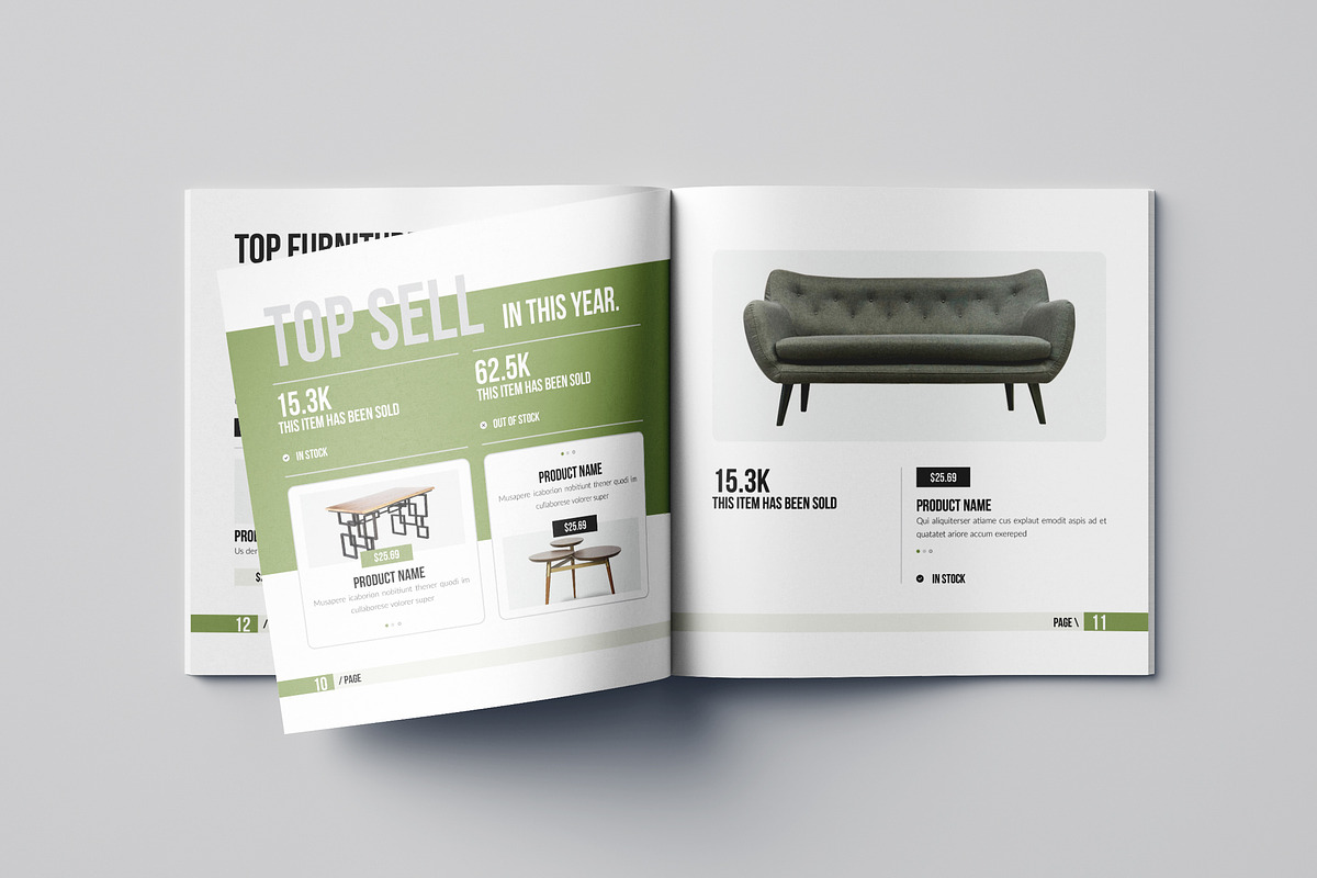 Square Product Catalog Template, a Brochure Template by Spark_Creative (Photo 7 of 15)