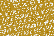 Norveil Fantasy Display Font, a Blackletter Font by Letterhend Studio (Thumbnail 10 of 10)