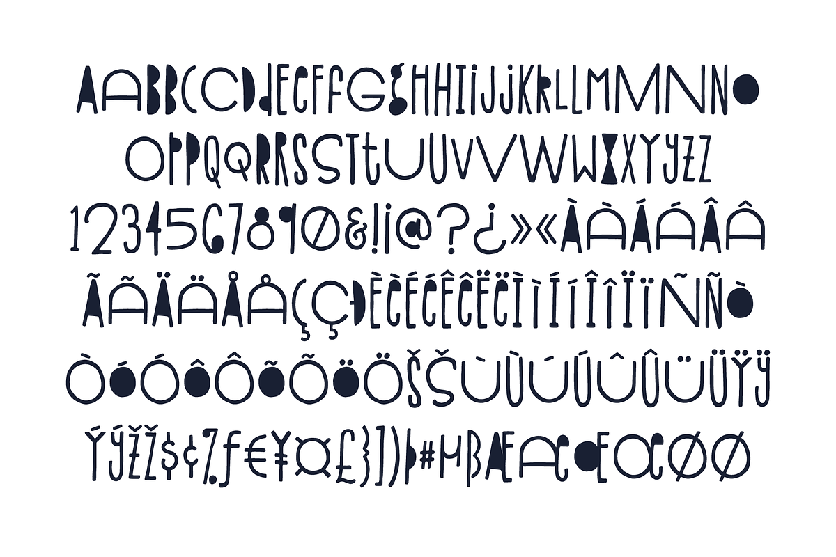 Spring Showers Font + Doodles preview 6