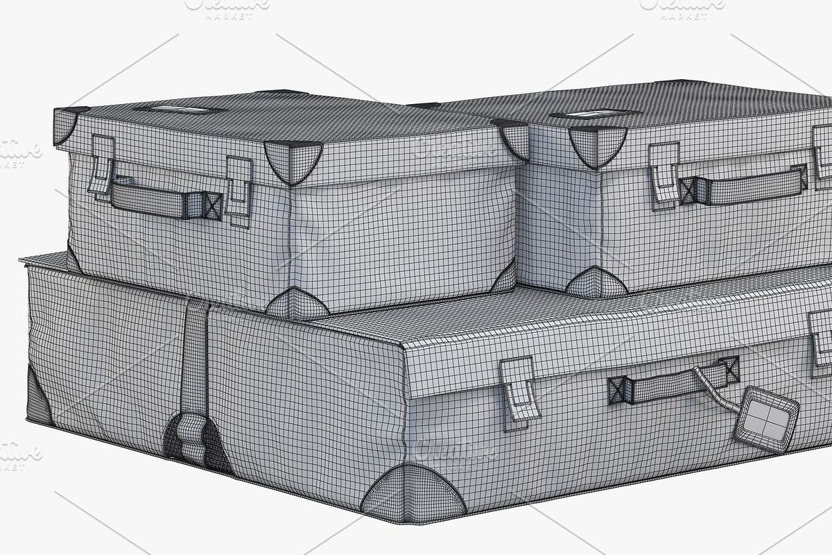 Flyttbar box set 3d model, an Object 3D Model by 3dmitruk (Photo 7 of 10)
