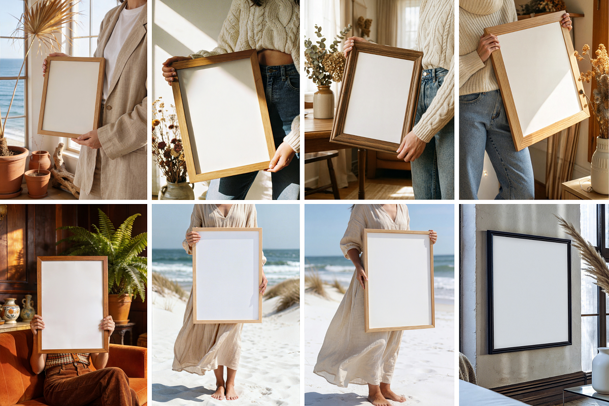 Ultimate Frame Mockup Collection, an Advertising Mockup by TatiMockup (Photo 3 of 7)