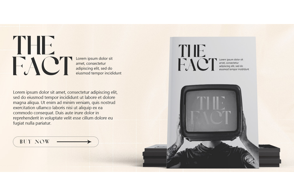Gostyk - Modern Unique Serif Font, a Serif Font by Saxofont (Photo 8 of 10)