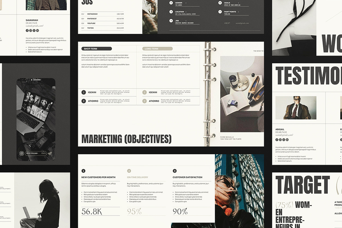 Brand Strategy Presentation Template, a Presentation Template by Studio Monova (Photo 6 of 15)