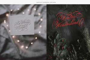 Christmas Lettering