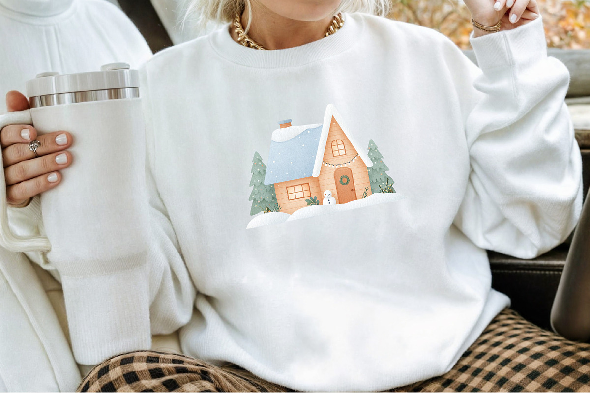 Cute Boho Christmas Clipart, an Illustration by Sublimation Artist (Photo 4 of 6)