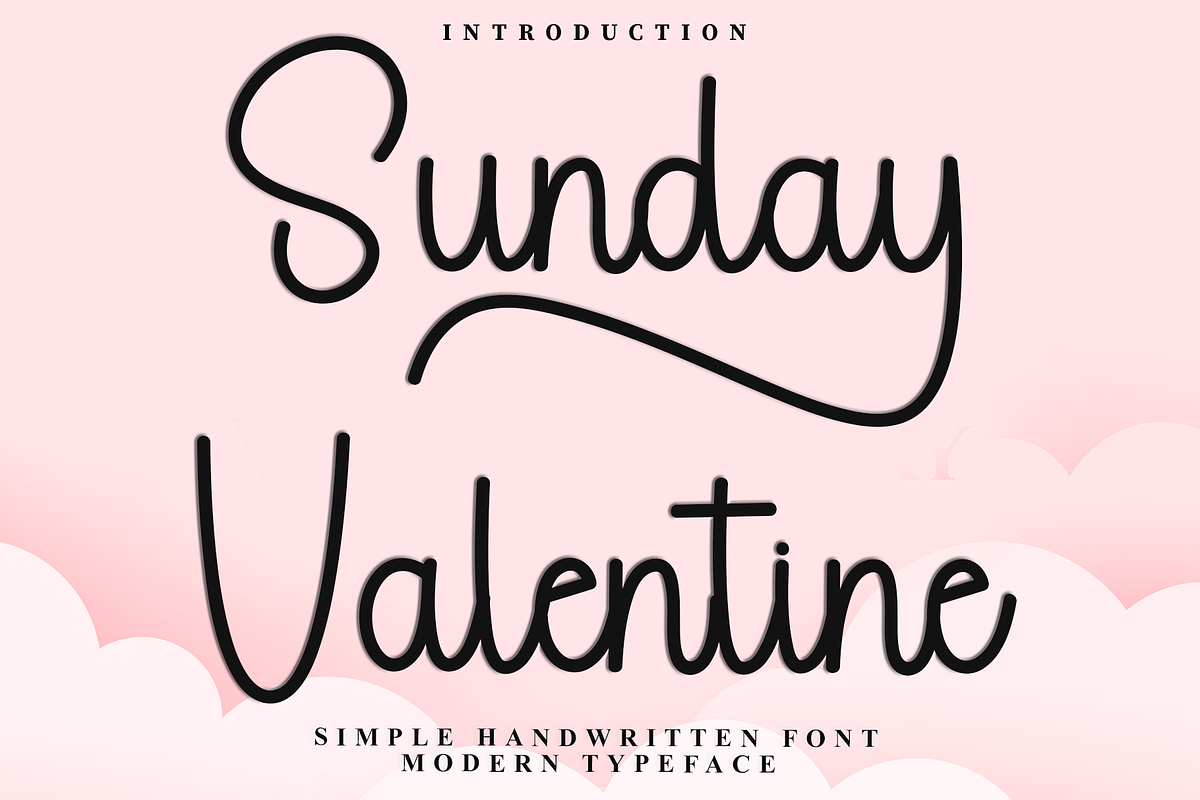 Sunday Valentine, a Handwritten Font by FreshTypeINK (Photo 1 of 8)