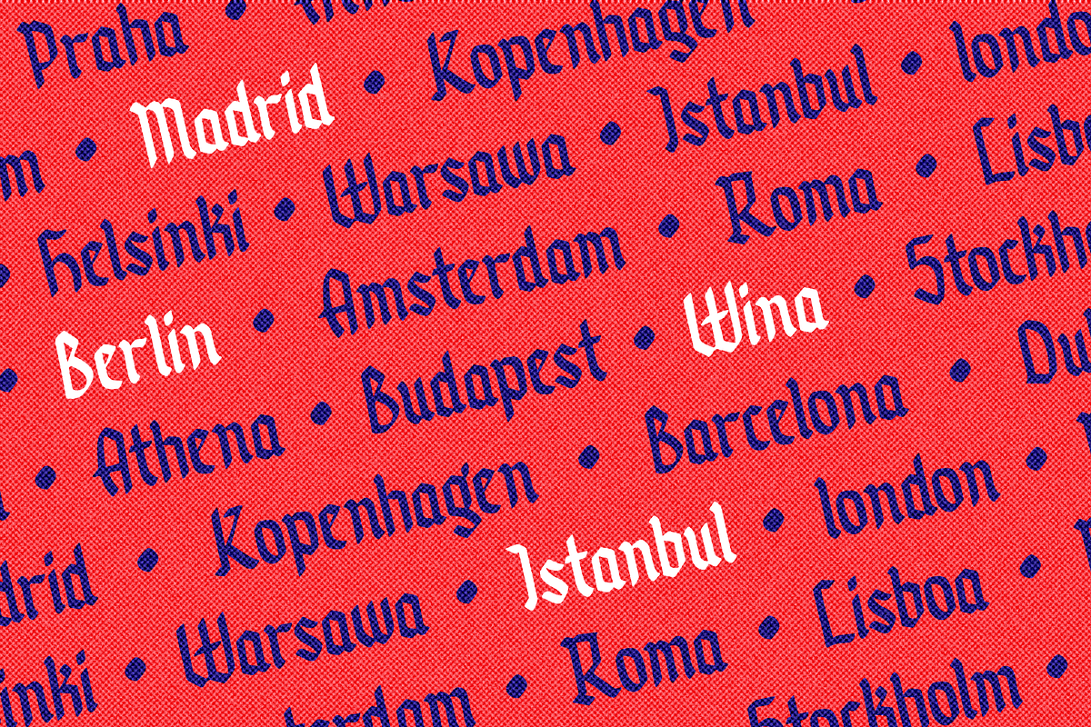 Funky Gloom - Fancy Blackletter, a Blackletter Font by Invasi Studio (Photo 4 of 11)
