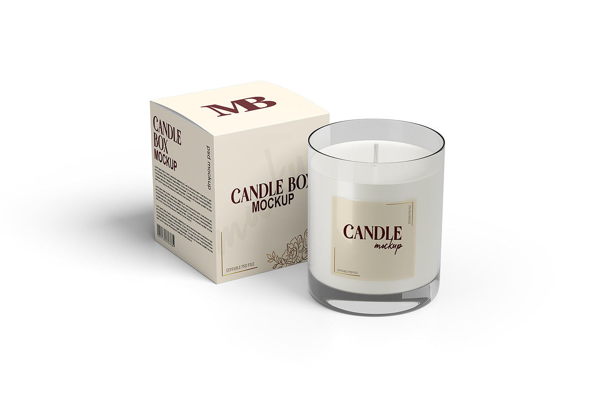 Candle Box Mockup, a Household Mockup by mockupbuys (Photo 3 of 3)
