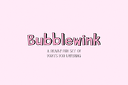 Bubblewink Sans - Fonts for Layering, a Sans Serif Font by Beck McCormick (Thumbnail 1 of 10)