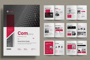 Company Profile Layout Template, a Brochure Template by ContestDesign