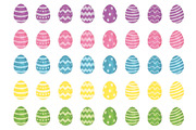 Easter Eggs Pastel Clipart Bundle, a Seasonal Illustration by SugarPickle Clip Art (Thumbnail 3 of 4)