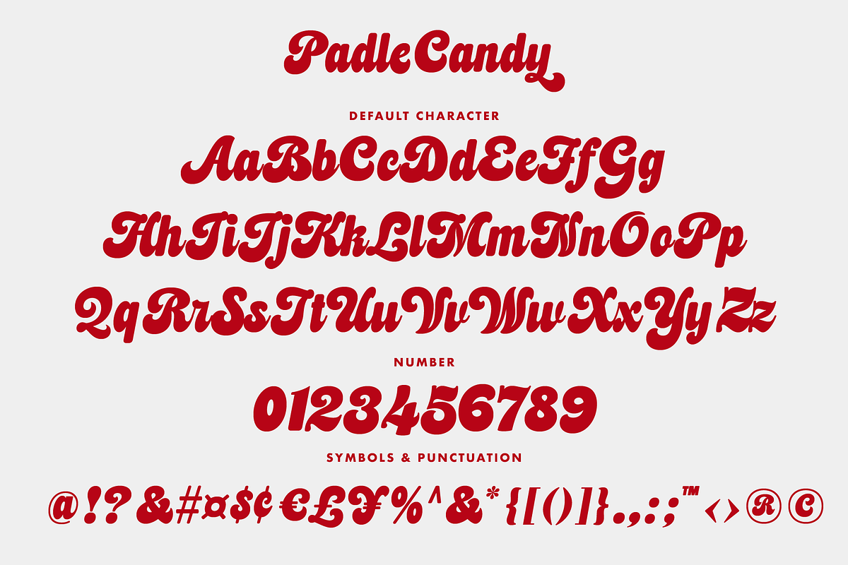 Padle Candy | Chunky Script, a Script Font by Jolicia Type (Photo 9 of 10)