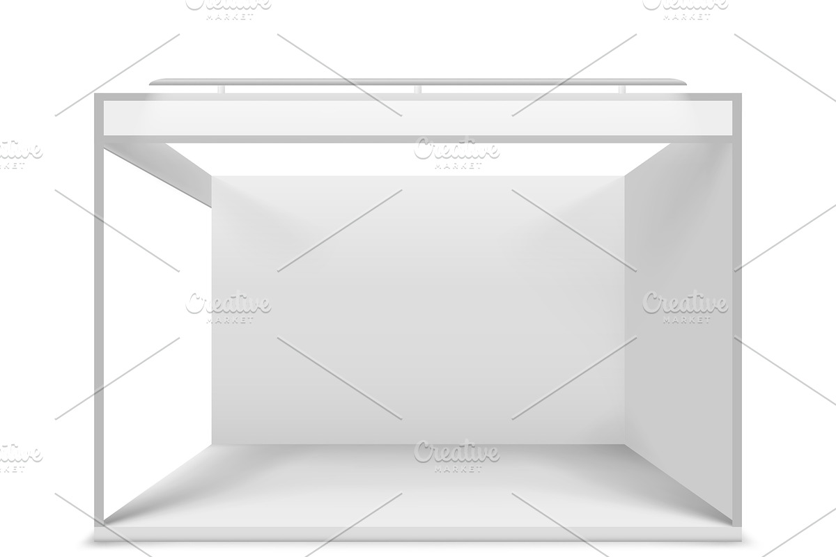 Blank white trade stands, an Object Illustration by majcot (Photo 3 of 6)