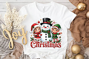 Christmas Snowman Elf PNG Design, a Seasonal Illustration by DreamPrint404 (Thumbnail 3 of 6)