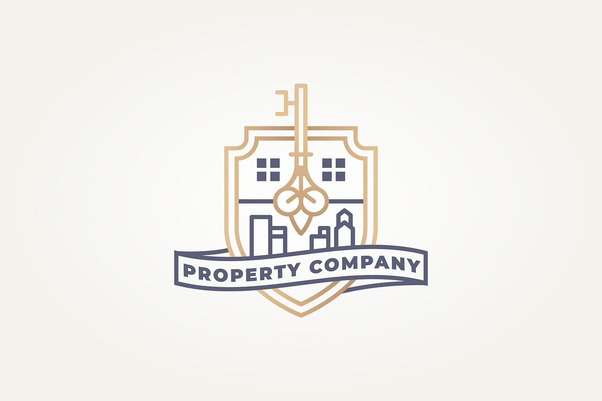 keys and city buildings icon logo, a Branding & Logo Template by Blazybone (Photo 2 of 2)