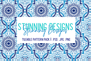 The Blues Handdrawn Tile Patterns, a Pattern Graphic by TheLegacyBrandingCo (Thumbnail 2 of 11)