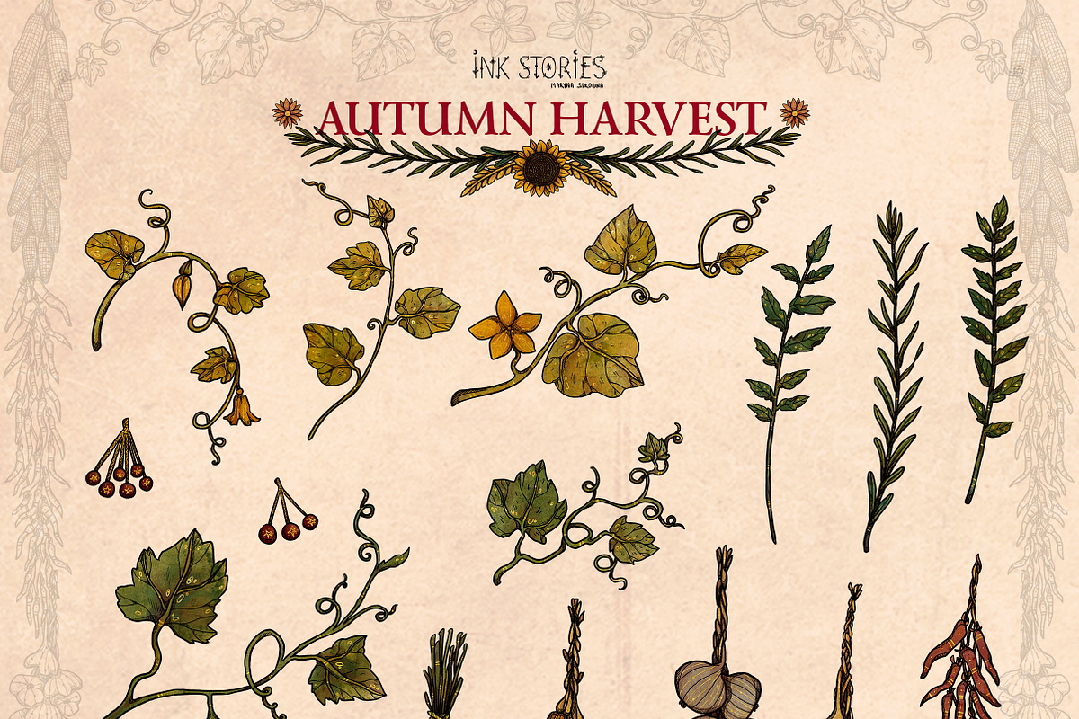 Autumn Harvest, a Seasonal Illustration by Ink Stories (Photo 7 of 26)