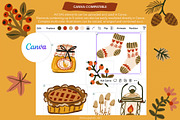 Cozy Autumn at Home - Vector Clipart, a Decorative Illustration by Jenny Quince (Thumbnail 7 of 15)