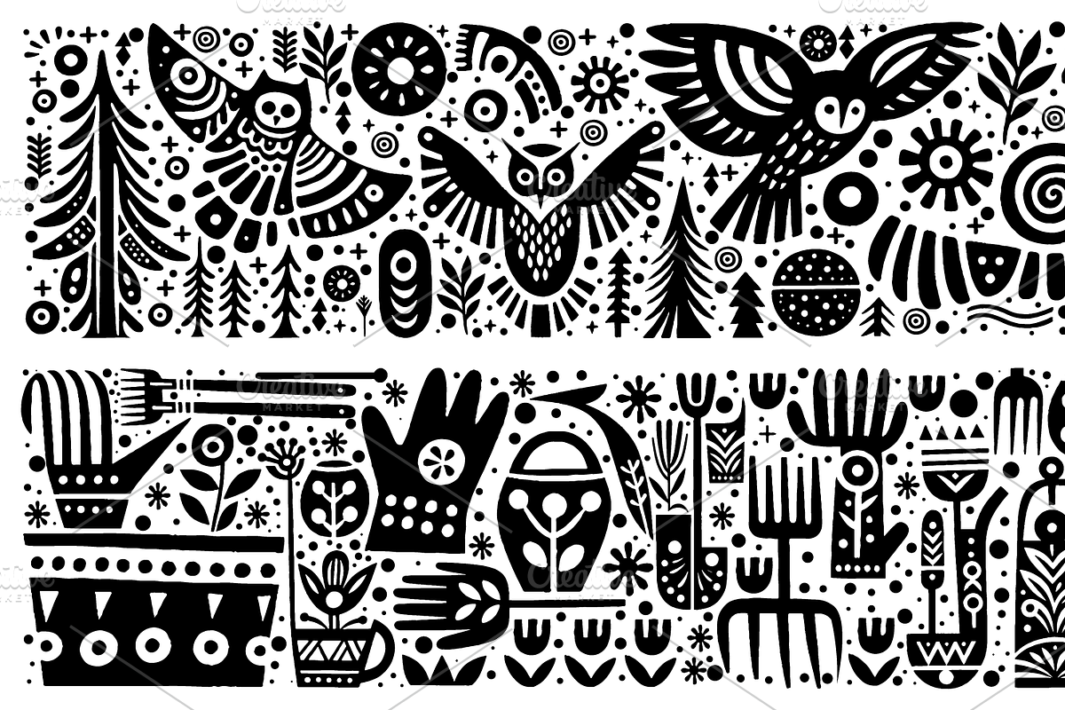 Outdoor Illustration, Tribal Folk, a Decorative Illustration by devastd (Photo 9 of 27)