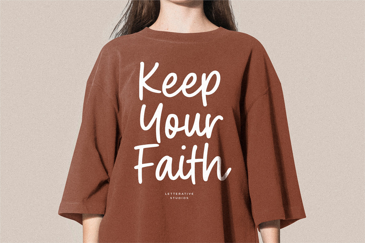 Sweet Chocolate - Modern Script Font, a Script Font by Letterative Studio (Photo 3 of 5)