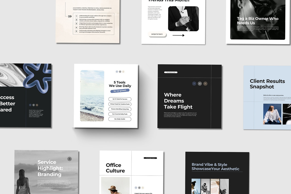 150 Instagram Social Media Bundle Kit preview 3
