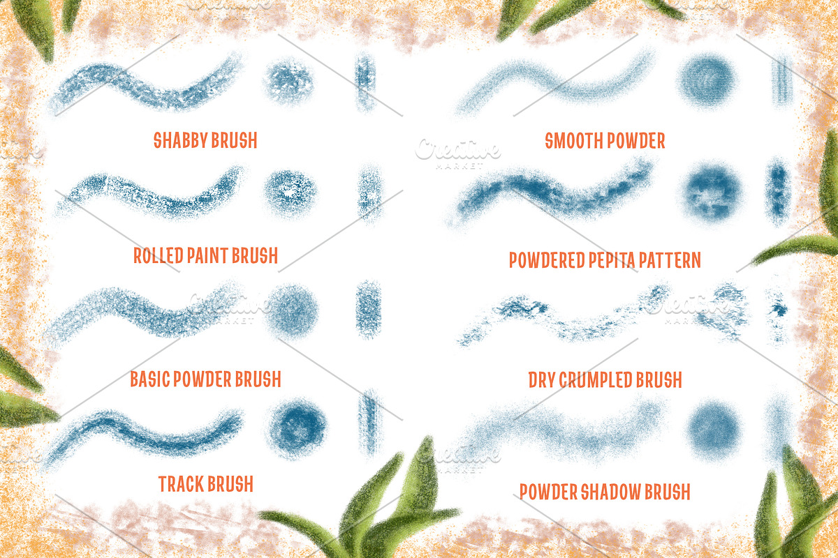 Jolly Dry Brushes for Procreate, a Brush Add-On by Biso Studio (Photo 6 of 8)