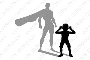Superhero Child Kid With Super Hero, a Person Illustration by Christos Georghiou