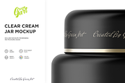 3 PSD Clear Cream Jar Mockup, a Product Mockup by Green Art (Thumbnail 9 of 12)