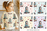 Berry Dreams Patterns & Clipart, a Person Illustration by GoldmoonUA (Thumbnail 2 of 5)