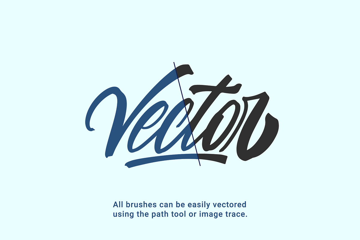 Basic Calligraphy Brushes, a Brush Add-On by Wesley Barnes (Photo 4 of 8)
