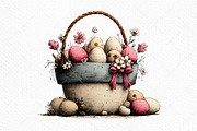 Cute Easter Clipart, an Illustration by Craft Nest (Thumbnail 11 of 11)