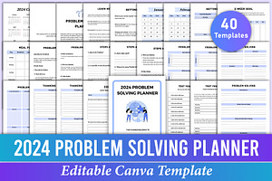 2024 Problem Solving Planner Canva