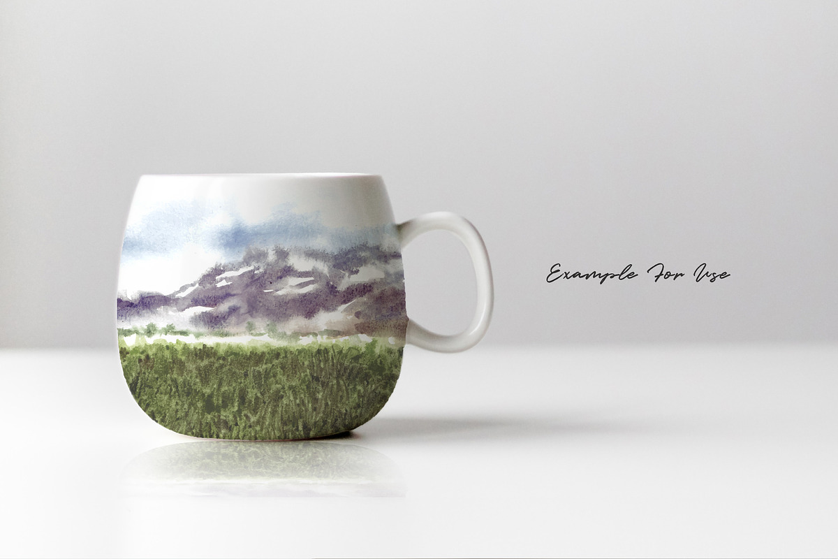 Watercolor Savannah & Landscapes, an Illustration by Yorda Studio (Photo 12 of 12)