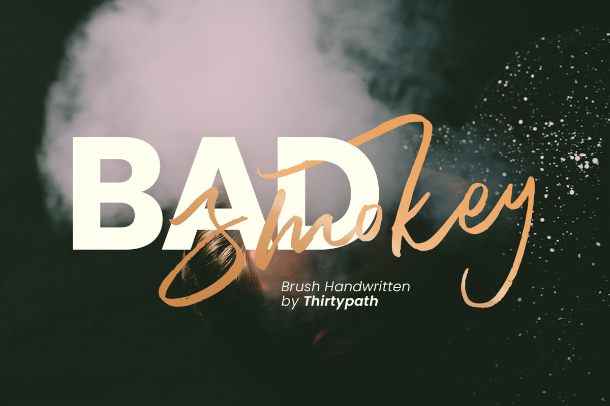 Death Zone Brush, a Script Font by Thirtypath Studio (Photo 2 of 8)