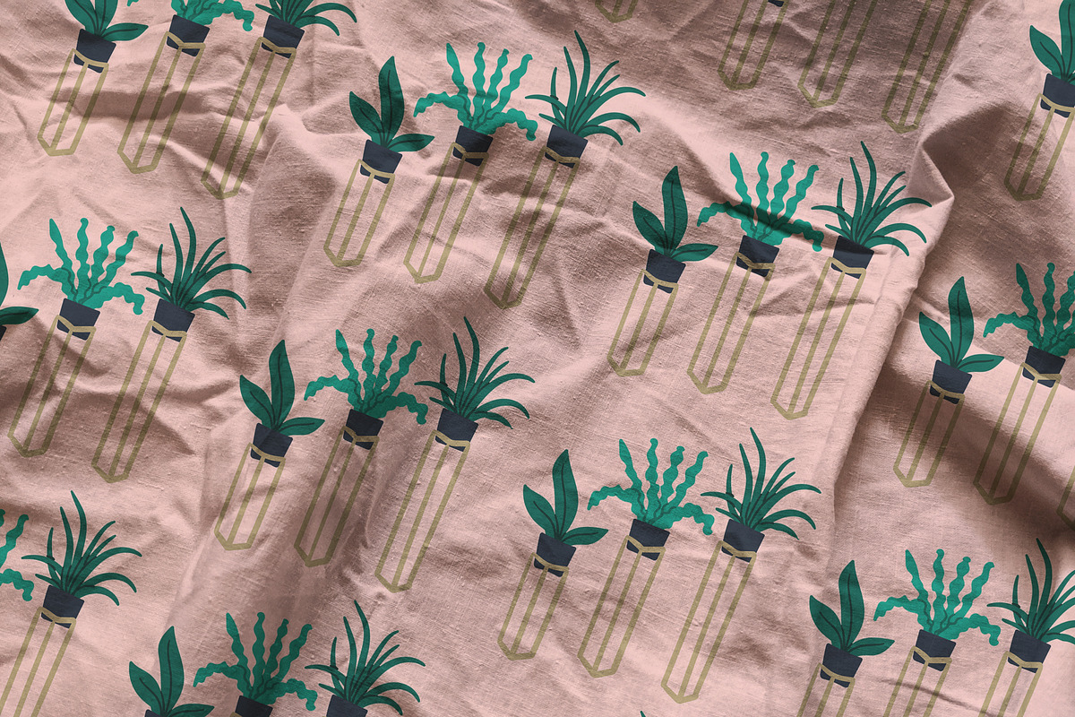 Cotton Fabric Mockup, a Print Template by helgascandinavus (Photo 6 of 7)