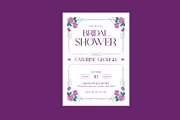 Floral Bridal Shower Invitation, an Invitation Template by Neermana (Thumbnail 3 of 4)