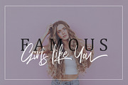 Briliantine Beautiful Script, a Script Font by Putra Khan (Thumbnail 8 of 25)