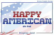 Happy American - Decorative Font