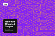 Isometric Rounded Shapes, a Background Graphic by dvtchk (Thumbnail 3 of 15)