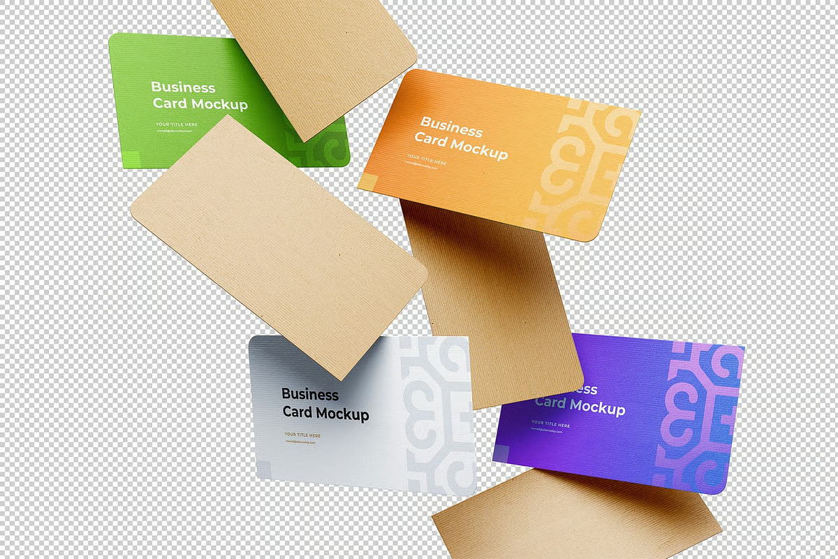 Customizable Business Card Mockup, an Advertising Mockup by zpackcreative (Photo 3 of 5)