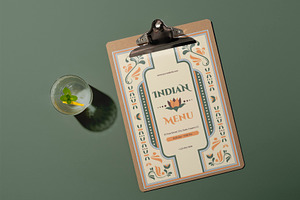 Indian Restaurant Menu