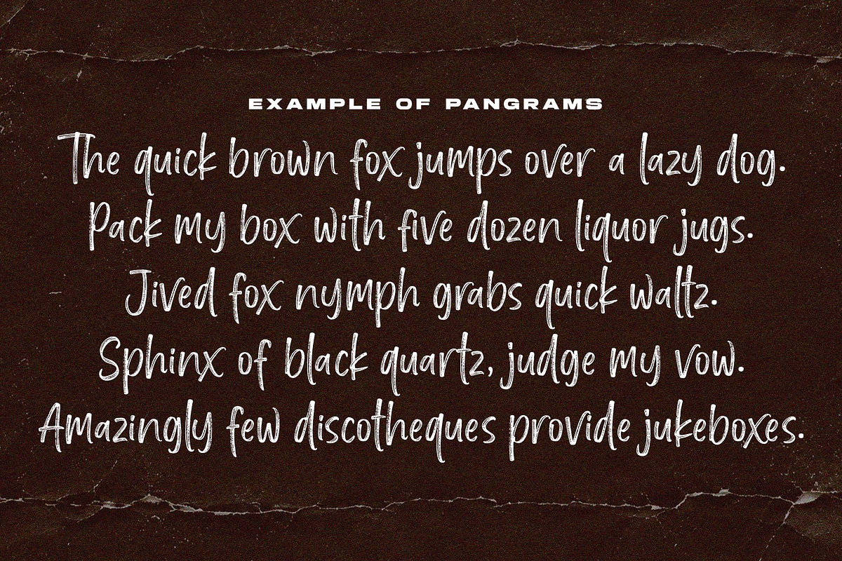 Handicate - Handwritten Brush Font, a Script Font by Subectype Studio (Photo 8 of 9)